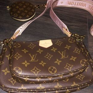 Multi pochette accessory rose Louis Vuitton
